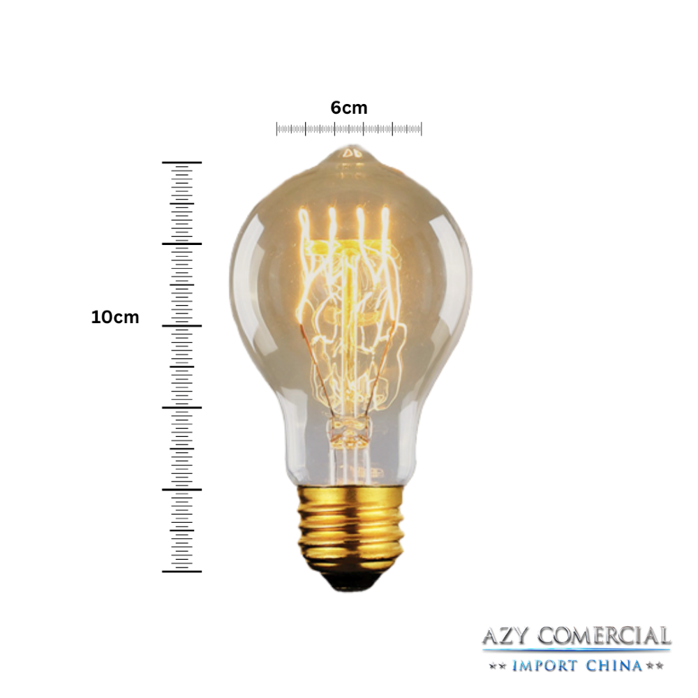 Lâmpada A19 Filamento Carbono Retrô 220v