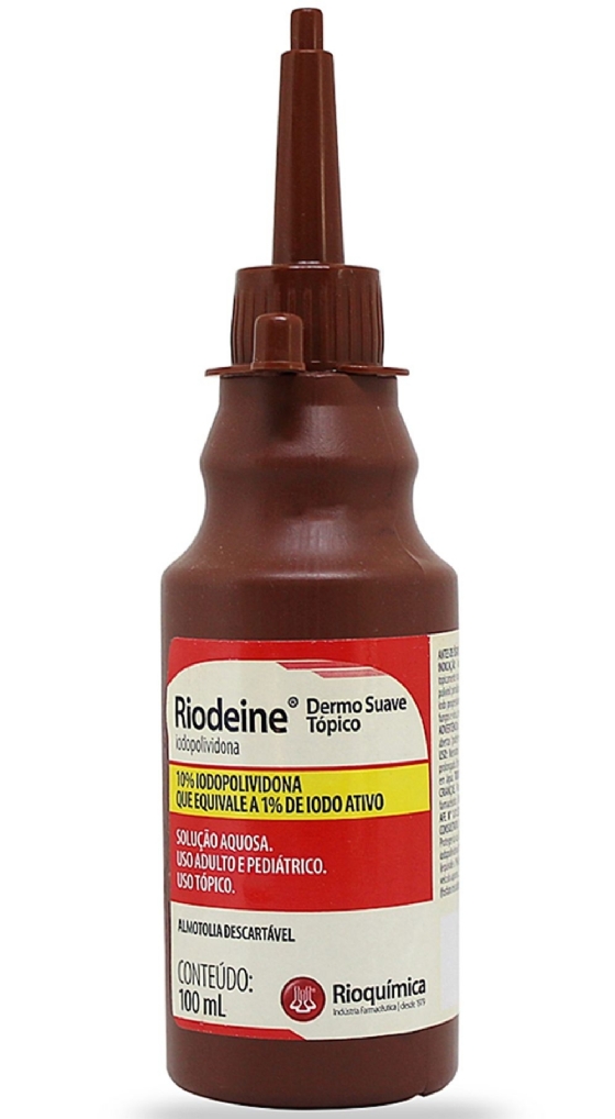 Iodopolividona Dermo Suave Riodeine 100 Ml