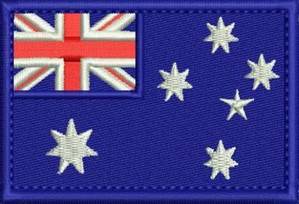 PATCH BORDADO BANDEIRA AUSTRÁLIA