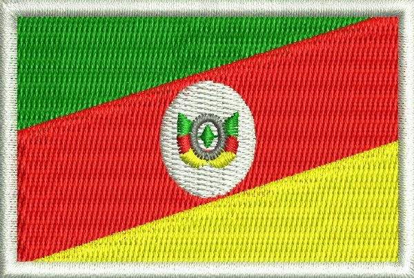 PATCH BORDADO BANDEIRA ESTADO DO RIO GRANDE DO SUL