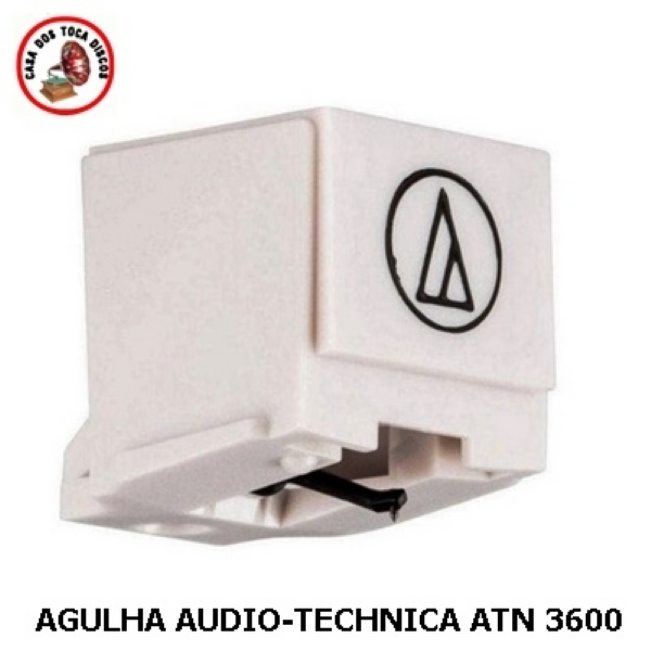 Audio-Technica ATN3600L - Agulha Cônica para Toca Discos Branco