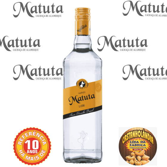 CACHAÇA MATUTA CRISTAL 1L