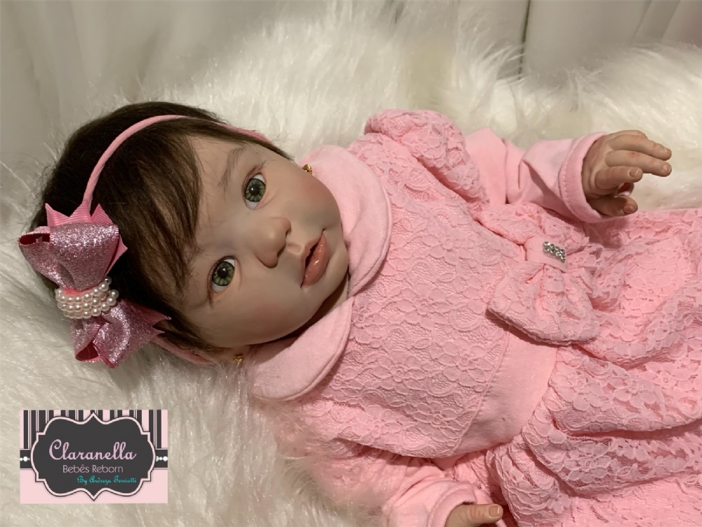 Bebê Reborn Realista Silicone Cecília