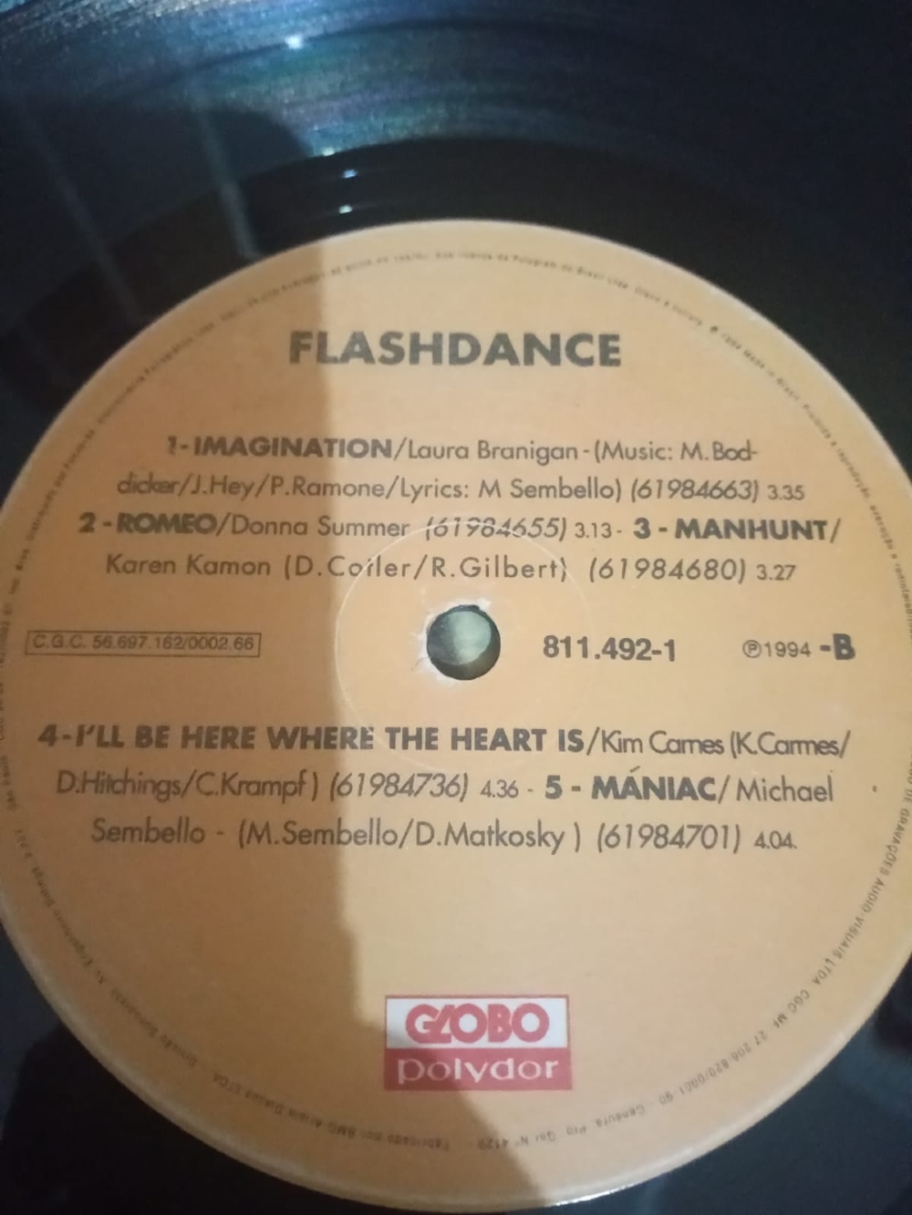 Disco de Vinil - Flashdance (Original Soundtrack From The Motion Picture)