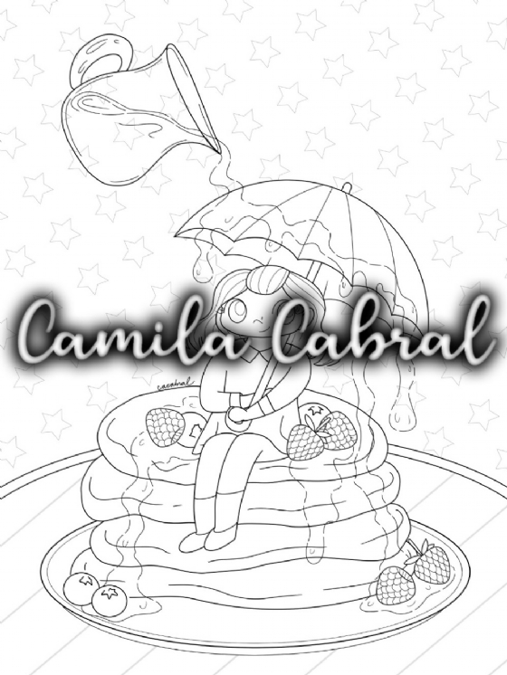 Camila Cabral Desenhos: Lettering Cactos