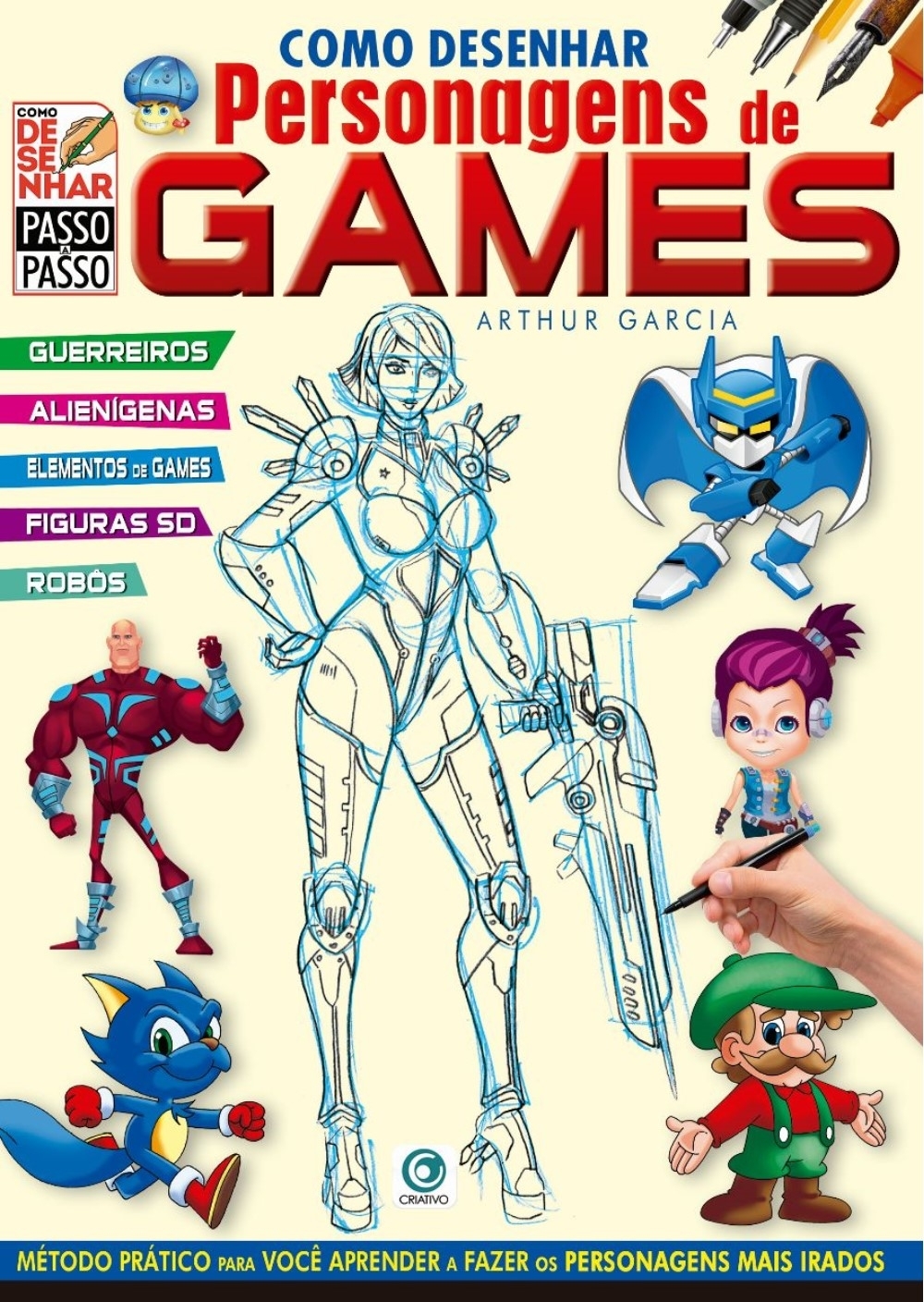 COMO DESENHAR - PERSONAGENS DE GAMES