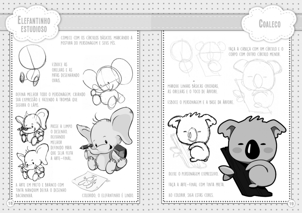 COMO DESENHAR - BICHINHOS FOFINHOS