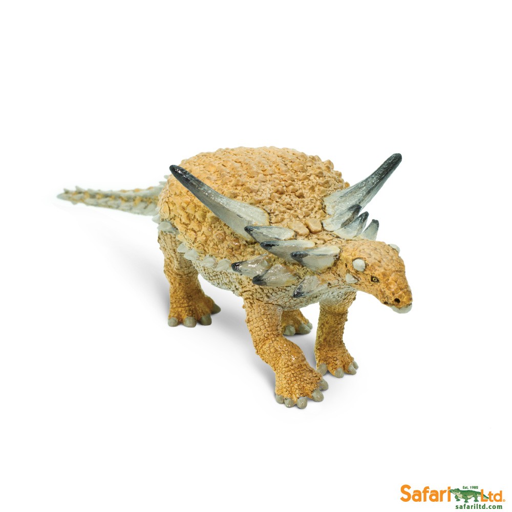 Safari Sauropelta Dino-Figur – Handbemalt, Aus Kunststoff, Für Kinder Ab 3