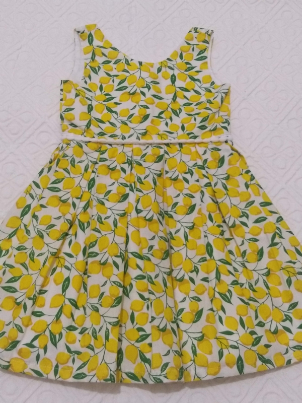 Vestido de store tricoline estampado infantil