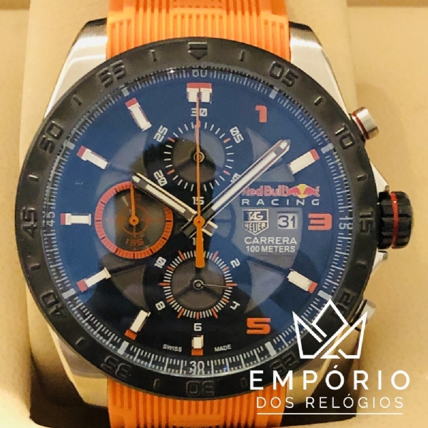 TAG Heuer Carrera Red Bull Racing Azul R plicas de Rel gios