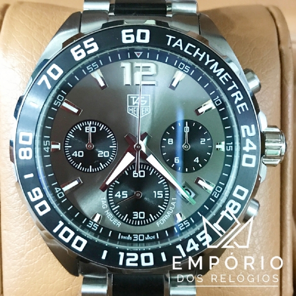 TAG Heuer Formula 1 Cron grafo Cinza R plicas de Rel gios