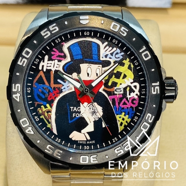 TAG Heuer Formula 1 Alec Monopoly Special Edition Preto R plicas