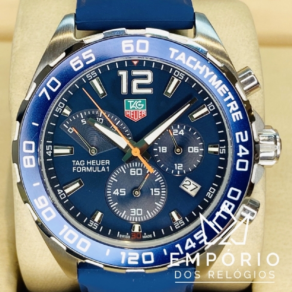 TAG Heuer Formula 1 Gulf Azul R plicas de Rel gios Premium AAA