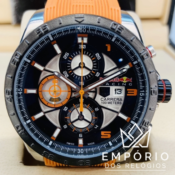 TAG Heuer Carrera Red Bull Racing Laranja R plicas de Rel gios