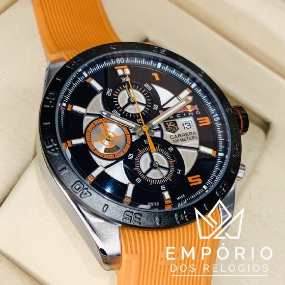 TAG Heuer Carrera Red Bull Racing Laranja R plicas de Rel gios