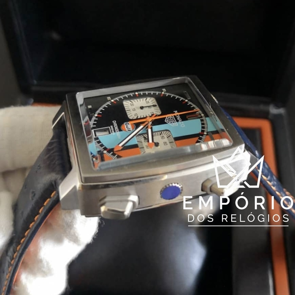 TAG Heuer Monaco Calibre 11 Gulf R plicas de Rel gios Premium AAA