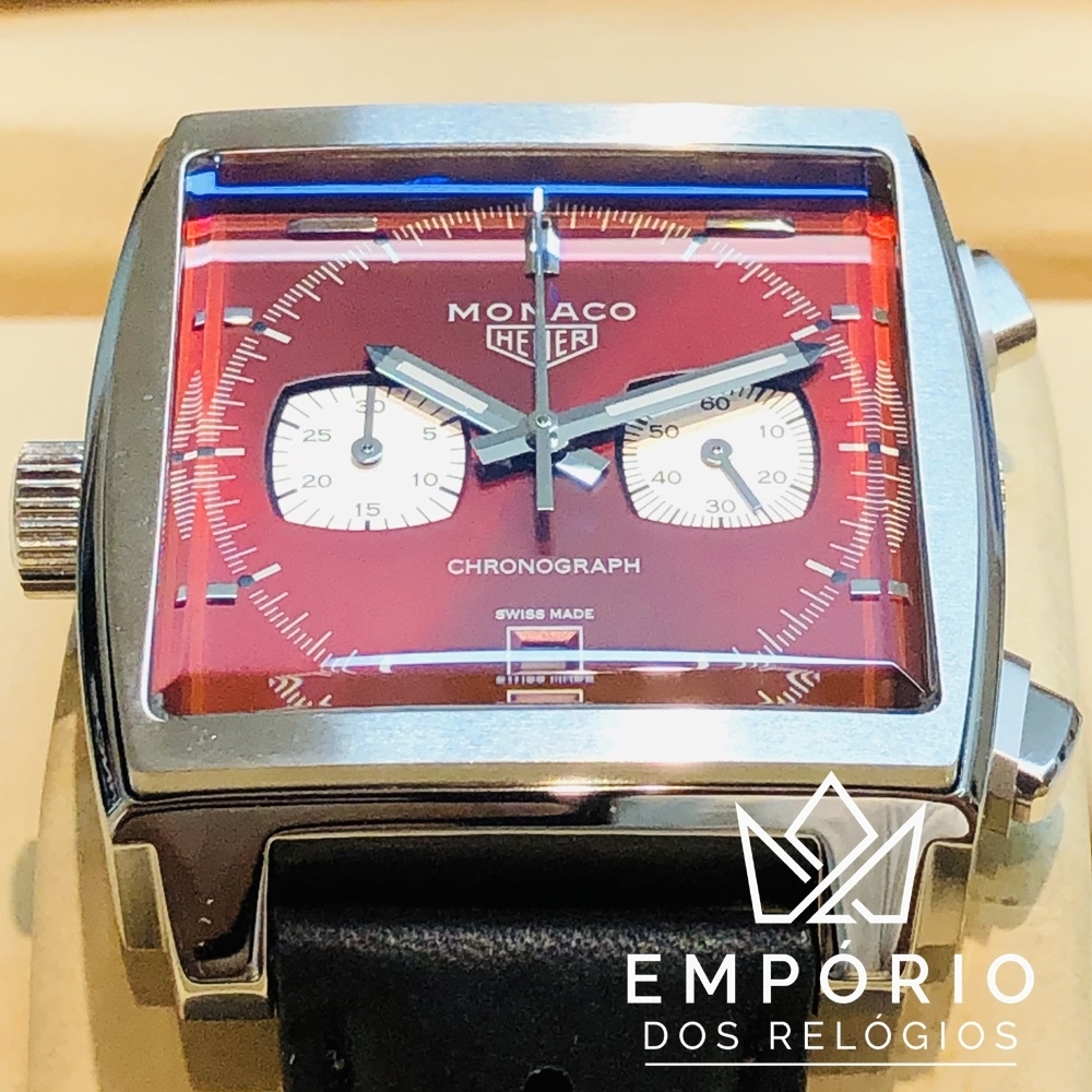 TAG Heuer Monaco Calibre 11 Vermelho R plicas de Rel gios