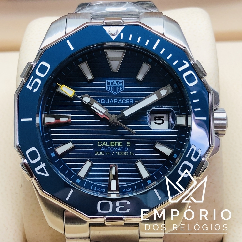 TAG Heuer Aquaracer Calibre 5 Azul R plicas de Rel gios Premium AAA