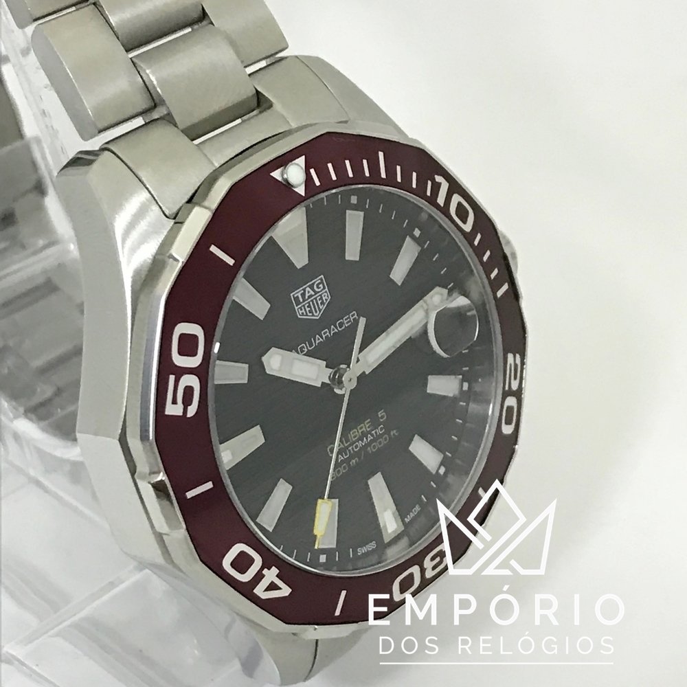 TAG Heuer Aquaracer Calibre 5 Vermelho R plicas de Rel gios