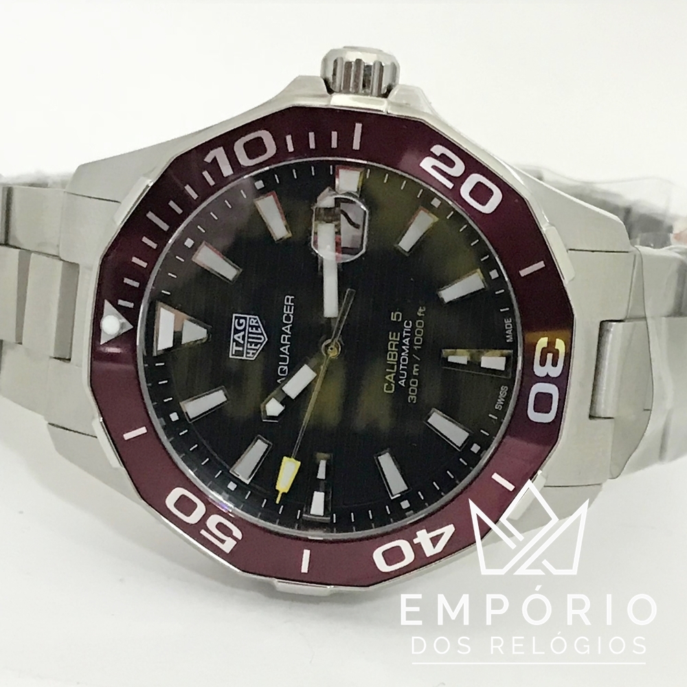 TAG Heuer Aquaracer Calibre 5 Vermelho R plicas de Rel gios