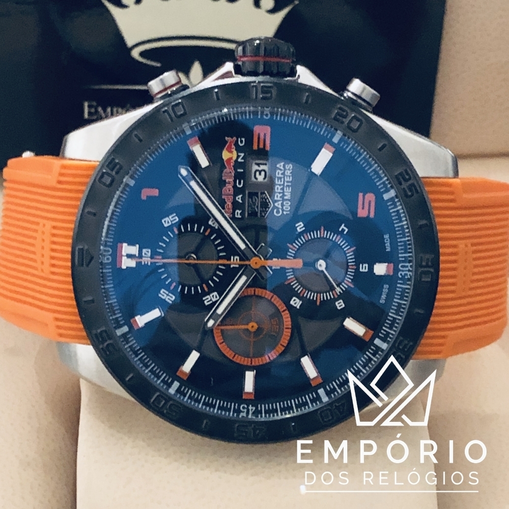 TAG Heuer Carrera Red Bull Racing Cinza R plicas de Rel gios