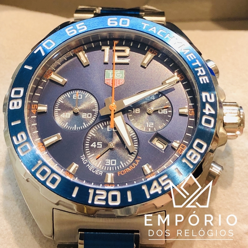 TAG Heuer Formula 1 Cron grafo Azul R plicas de Rel gios Premium AAA