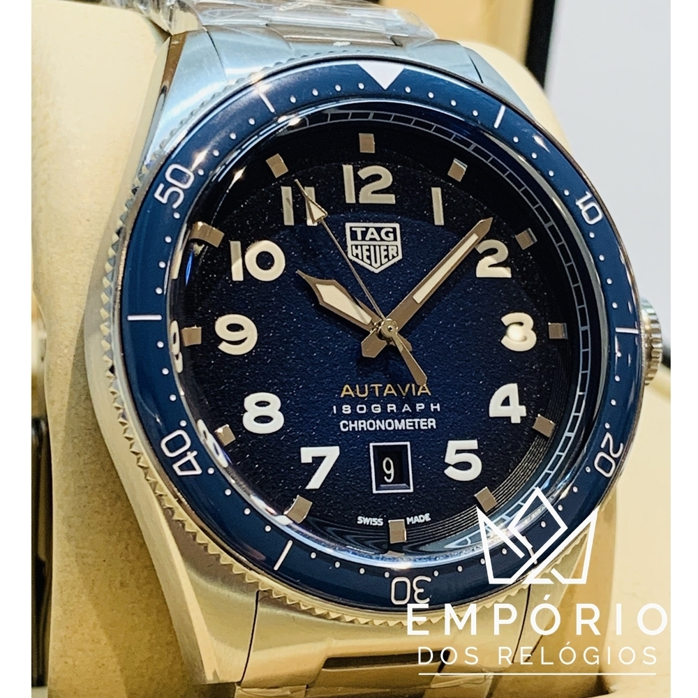 TAG Heuer Autavia Calibre 5 Azul R plicas de Rel gios Premium AAA