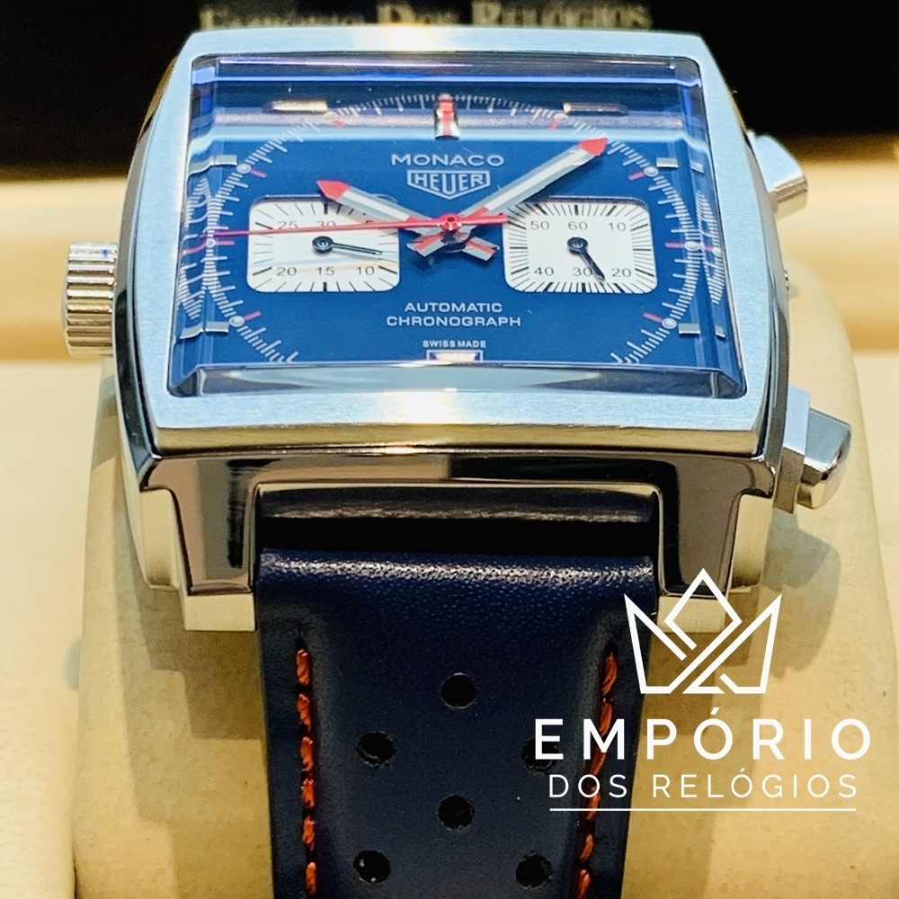 TAG Heuer Monaco Calibre 11 Azul R plicas de Rel gios Premium AAA