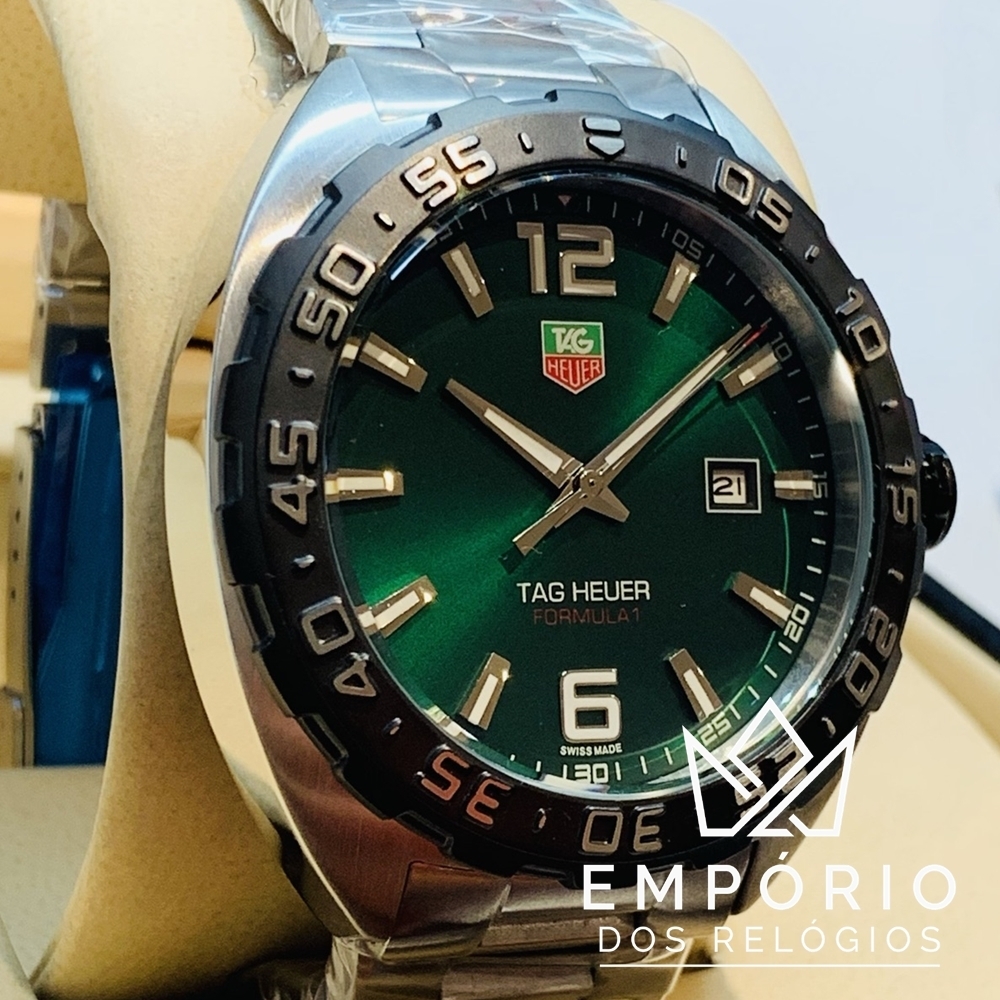 TAG Heuer Formula 1 Verde R plicas de Rel gios Premium AAA