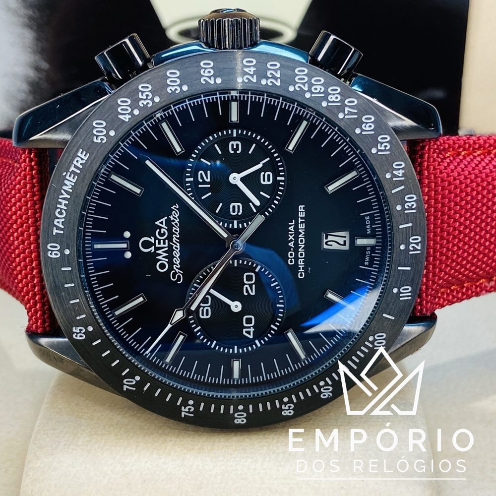 Omega Speedmaster Dark Side of the Moon Vermelho R plicas de