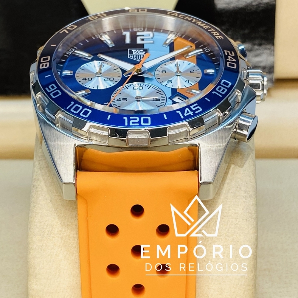 TAG Heuer Formula 1 Gulf Laranja R plicas de Rel gios Premium AAA