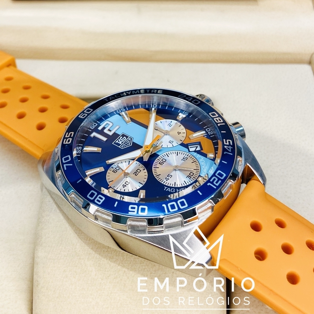 TAG Heuer Formula 1 Gulf Laranja R plicas de Rel gios Premium AAA