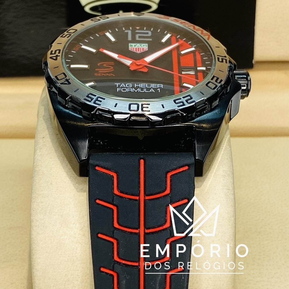 TAG Heuer Senna Formula 1 Edi o Especial Preto R plicas de