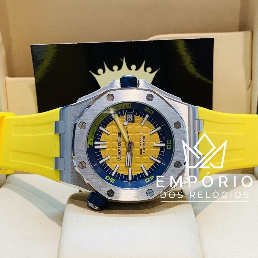 Audemars Piguet Royal Oak Offshore Diver Amarelo R plicas de