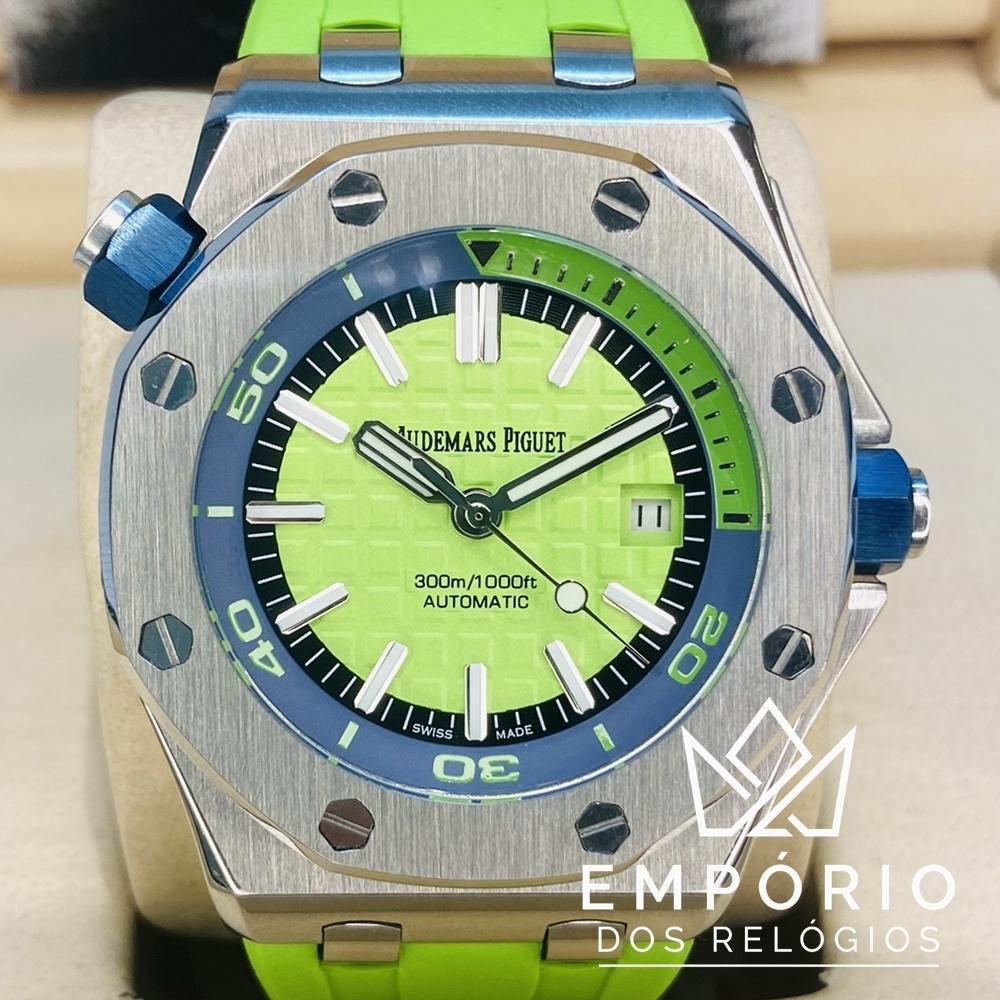 Audemars Piguet Royal Oak Offshore Diver Verde Lim o R plicas de