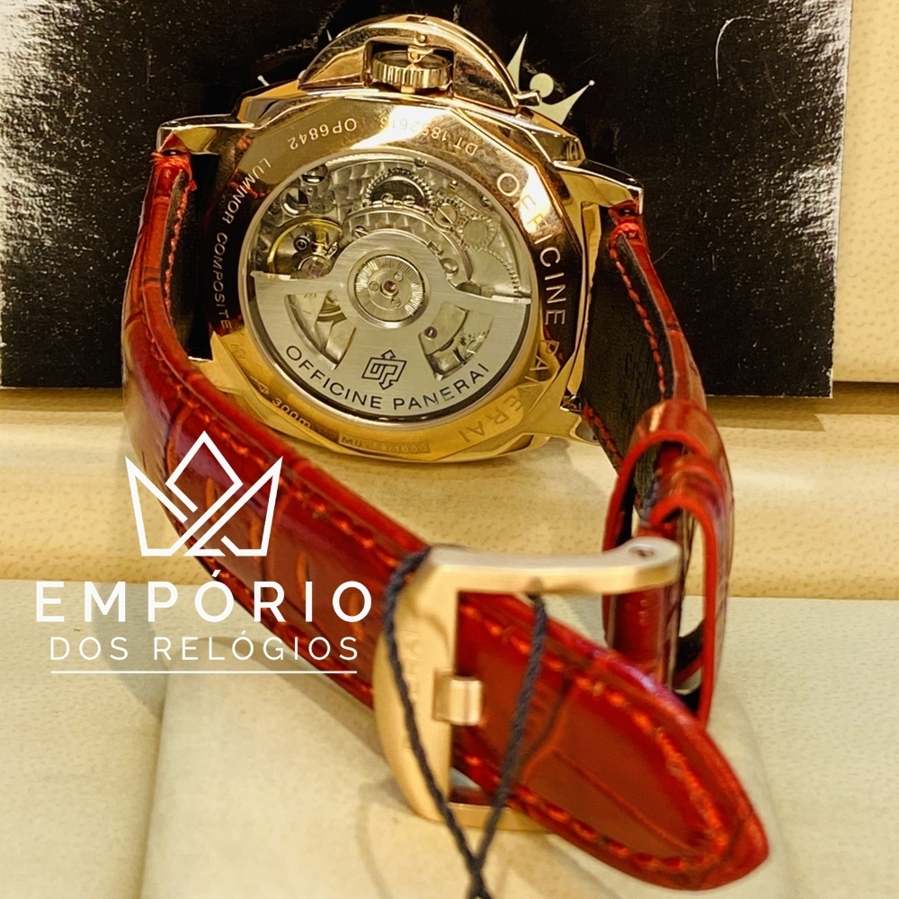 Panerai Luminor Due Vermelho R plicas de Rel gios Premium AAA