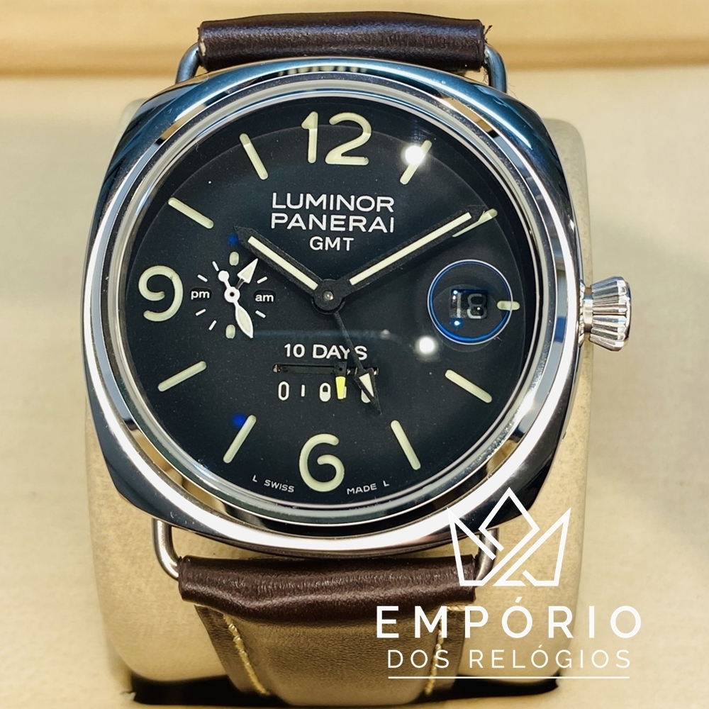 Panerai Radiomir GMT 10 Days R plicas de Rel gios Premium AAA