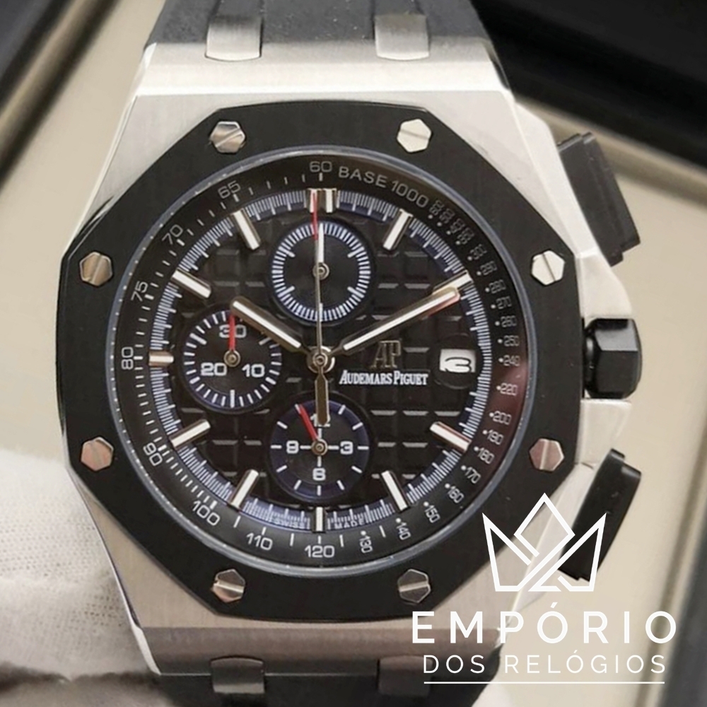 Audemars Piguet Royal Oak Offshore Chronograph Preto e A o