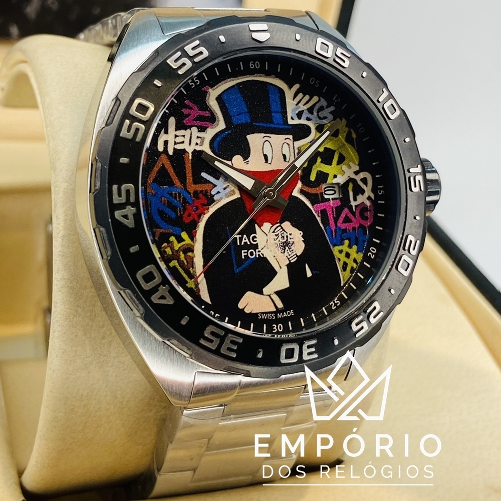 TAG Heuer Formula 1 Alec Monopoly Special Edition Preto R plicas