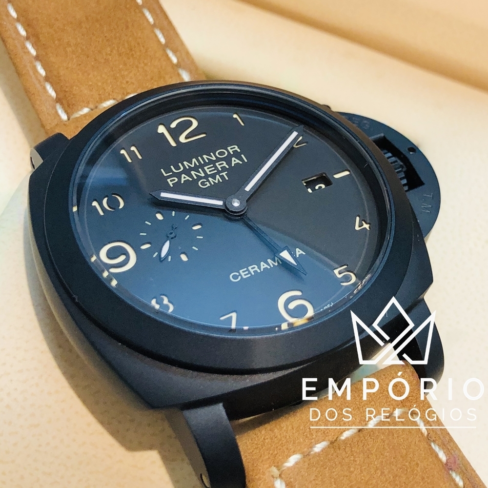 Panerai Luminor GMT Ceramic R plicas de Rel gios Premium AAA