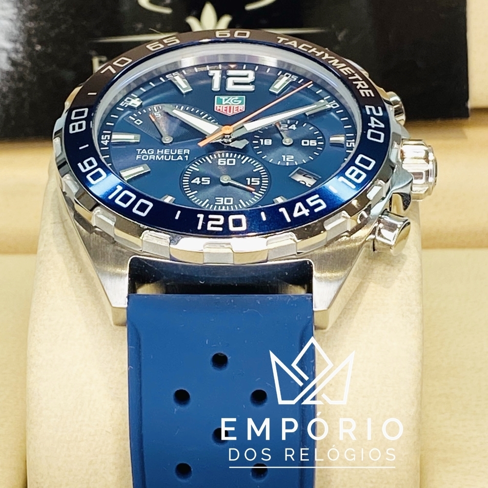 TAG Heuer Formula 1 Gulf Azul R plicas de Rel gios Premium AAA