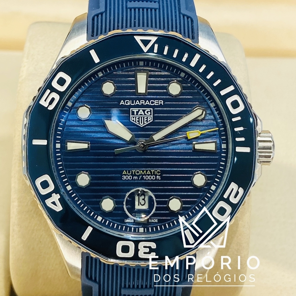 TAG Heuer Aquaracer Professional 300 Azul Borracha R plicas de