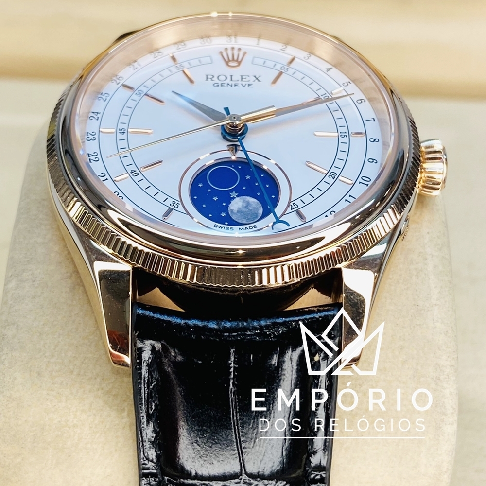 Rolex cellini best sale moonphase preço