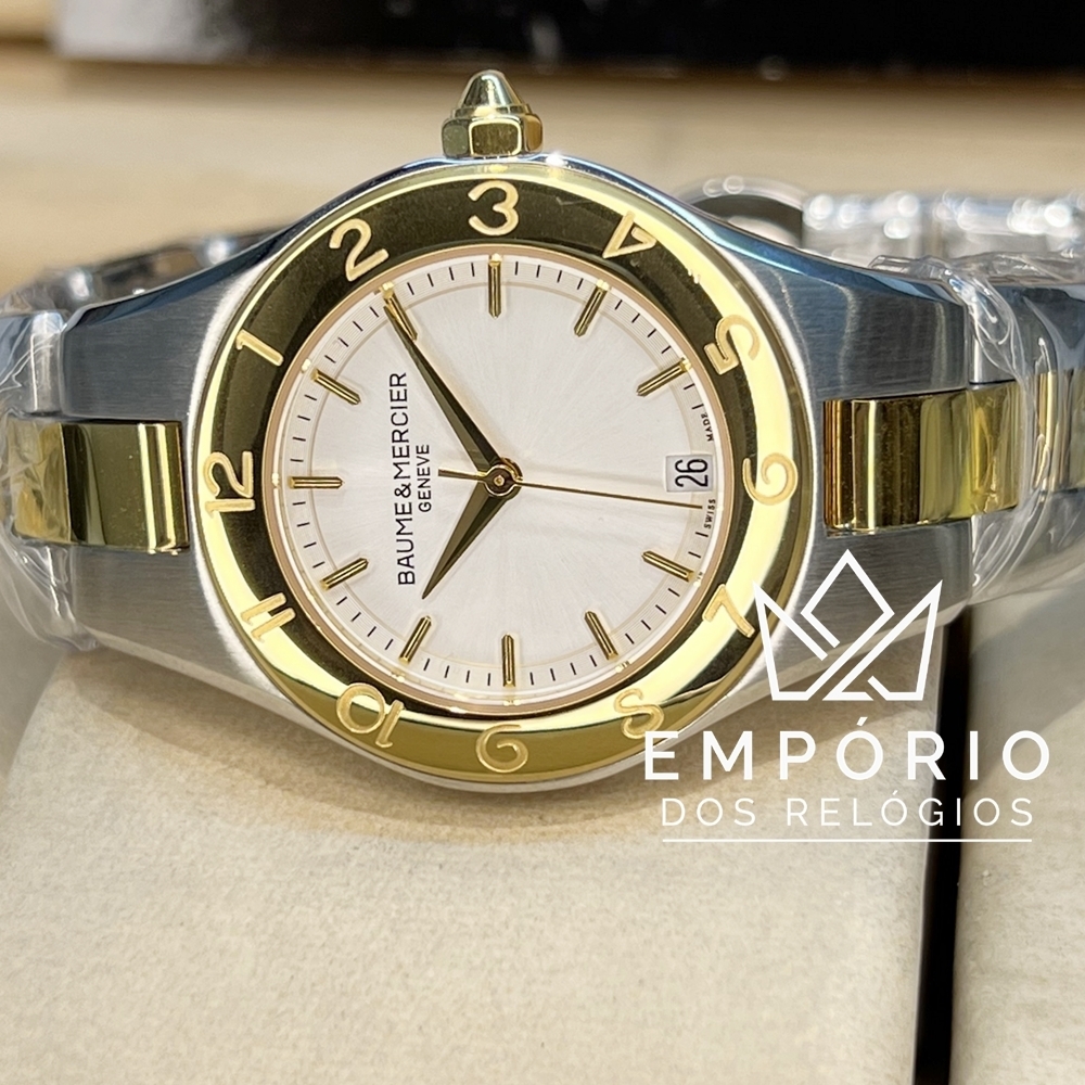 Baume Mercier Linea A o e Dourado R plicas de Rel gios Premium AAA