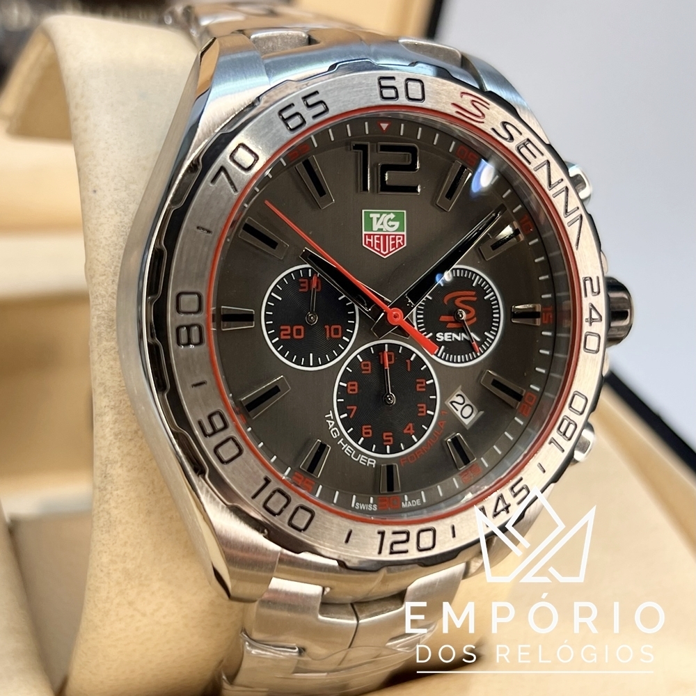 TAG Heuer Senna Formula 1 Cinza R plicas de Rel gios Premium AAA