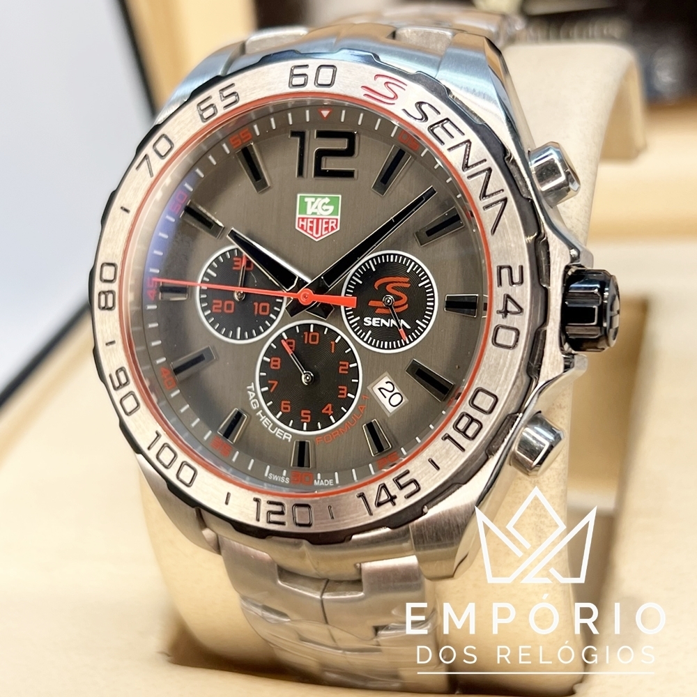 TAG Heuer Senna Formula 1 Cinza R plicas de Rel gios Premium AAA