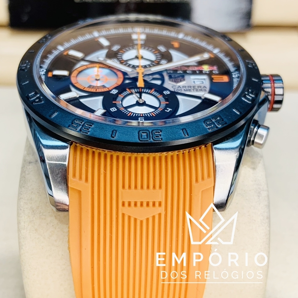 TAG Heuer Carrera Red Bull Racing Laranja R plicas de Rel gios