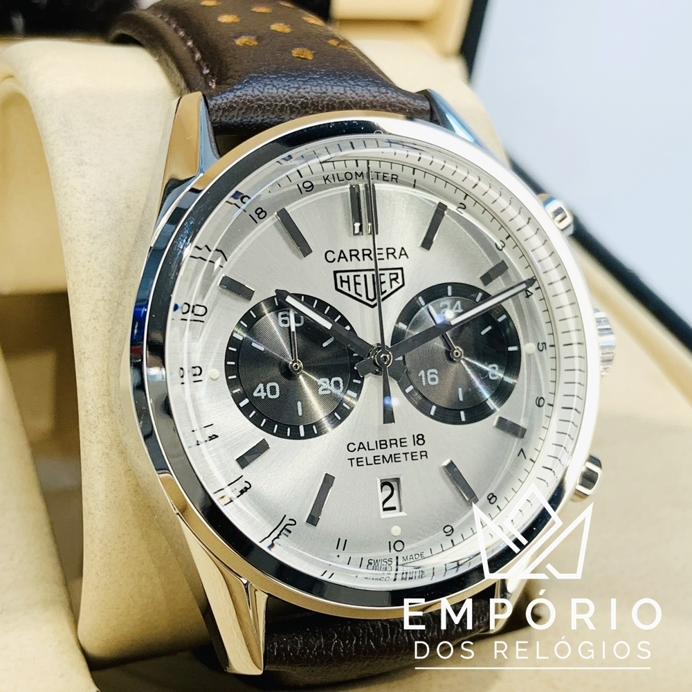 TAG Heuer Carrera Calibre 18 Branco R plicas de Rel gios Premium AAA