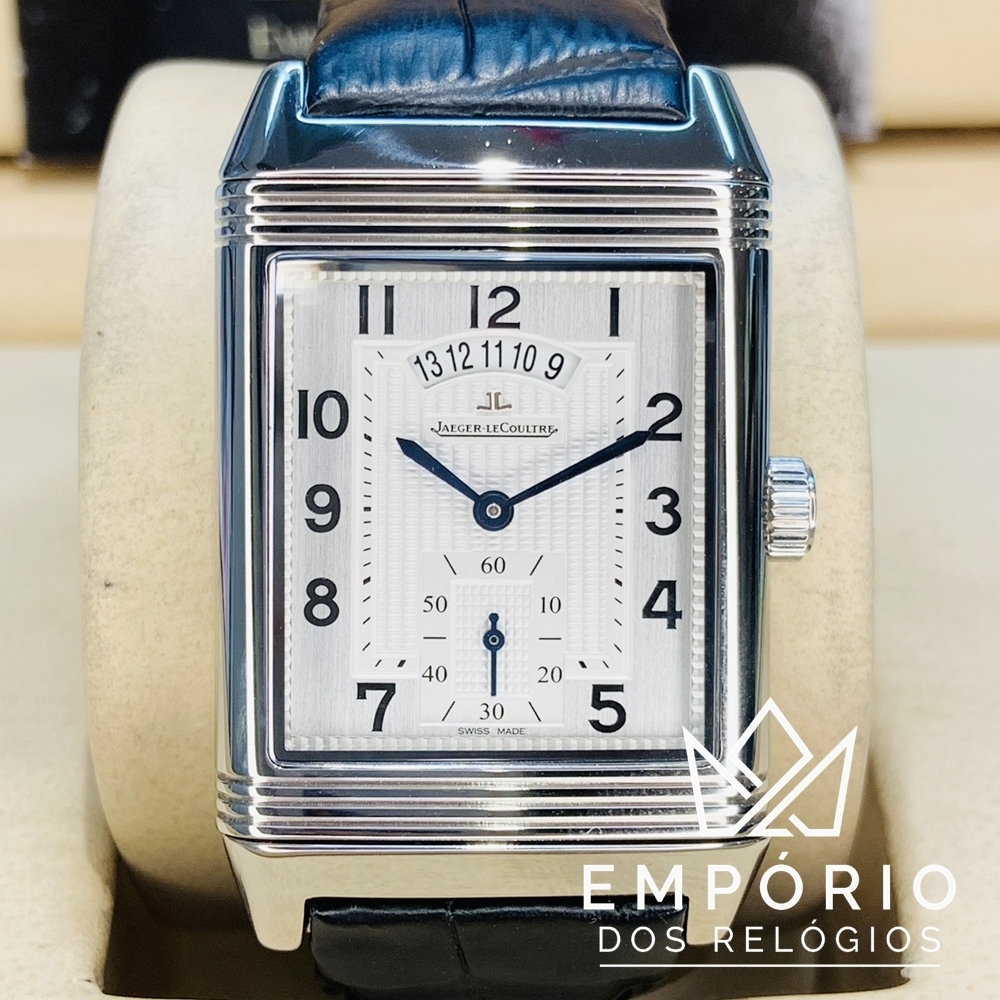 Jaeger LeCoultre Reverso DuoDate R plicas de Rel gios Premium AAA