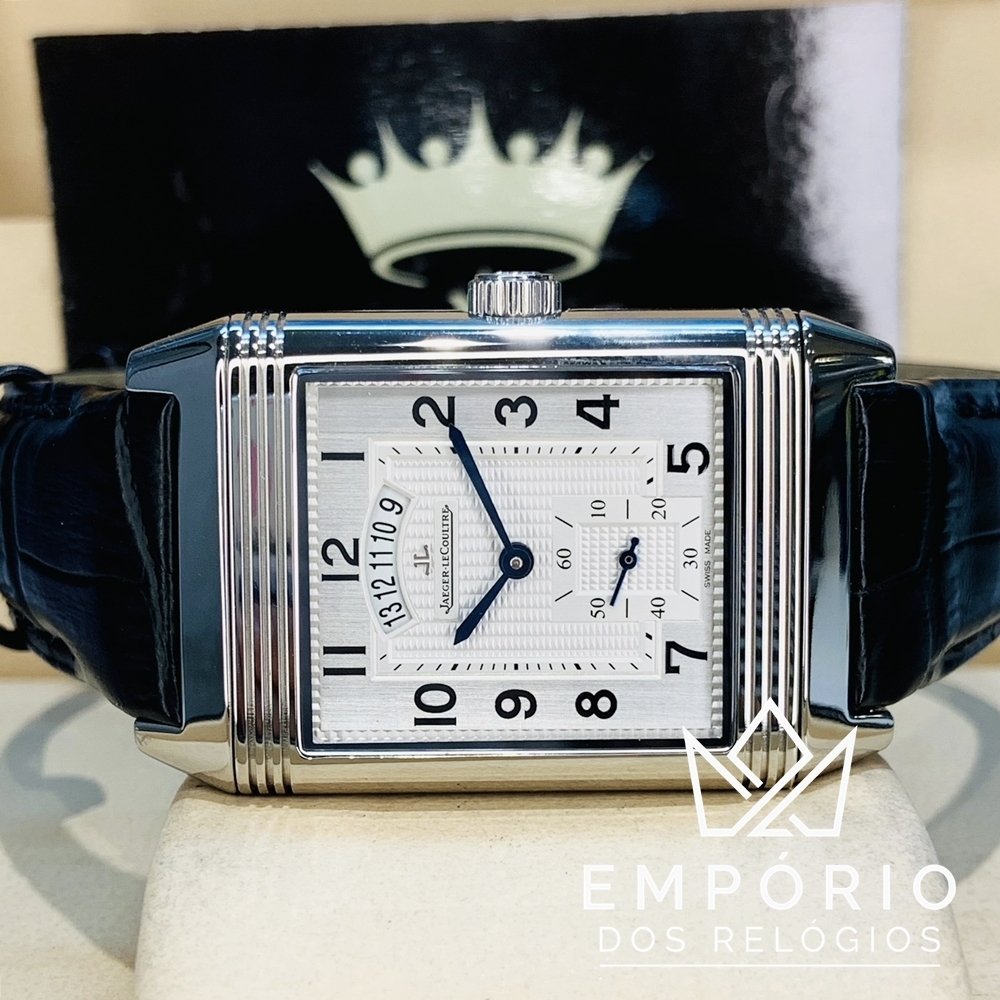 Jaeger LeCoultre Reverso DuoDate R plicas de Rel gios Premium AAA